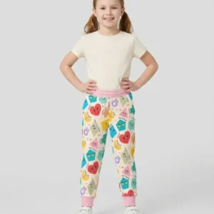 Happy Shape Squad Family Matching Bamboo Jogger
