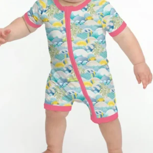Coastal Road Trip Waves Surf Bamboo Shorty Zippy