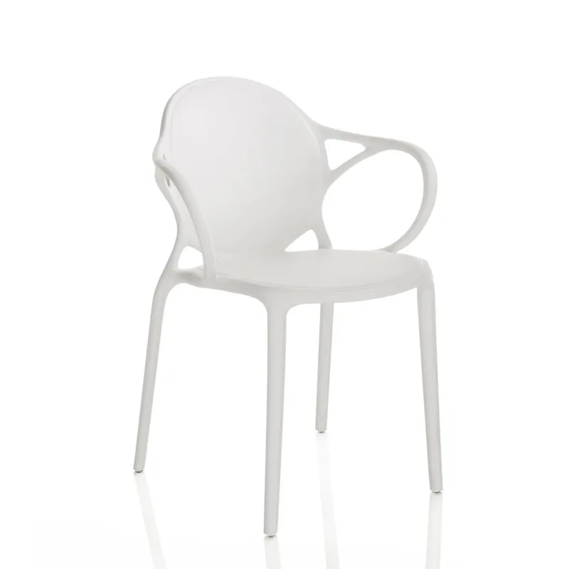 Set 4 Sedie da interno/esterno MILANO bianco