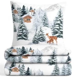 Castell Polycotton Biber Taubenblau – Polycotton-Biber
