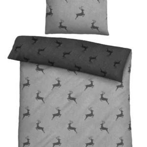 biberna Melange-Flanell Bettwäsche – Melange-Flanell