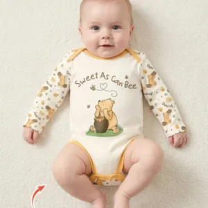 Sweet As Can Bee Custom Name Bamboo Bodysuit