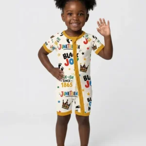 Juneteenth Black Girl Magic Bamboo Shorty Zippy