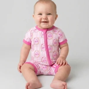 Custom Grade School Sweetie Bamboo Shorty Zippy