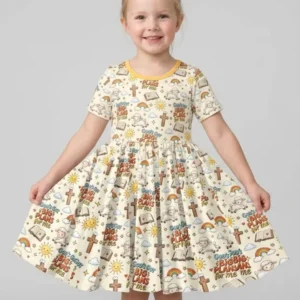 God's Got Big Plans For Me Bamboo Twirl Dress