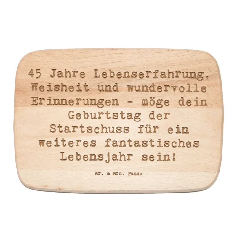 Frühstücksbrett Spruch 45. Geburtstag|p:1732393|h:2f01c2effaa3a2b8137a8e7b90ff6196