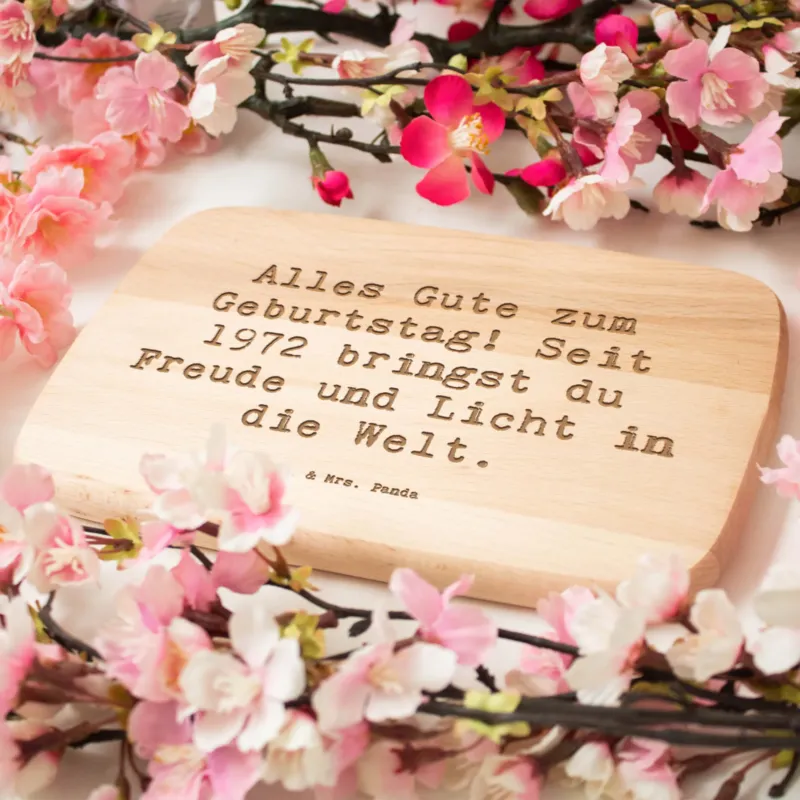 Frühstücksbrett Spruch 1972 Geburtstag Freude|p:1758204|h:329053230f6bb841a8c24872a67ef000
