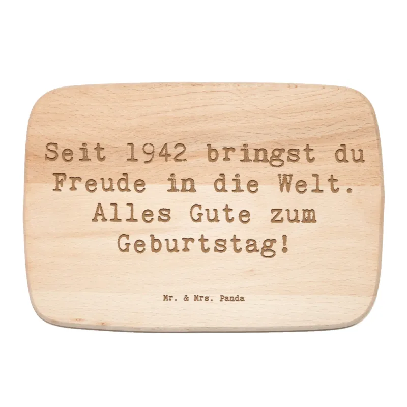 Frühstücksbrett Spruch 1942 Geburtstag Freude|p:1761474|h:c40039dfbe771de5815088984b800980