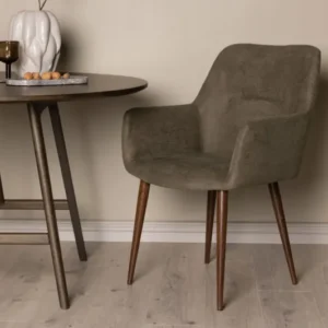 2er Set - Stuhl Future mit Beinen in modernem Walnussbraun