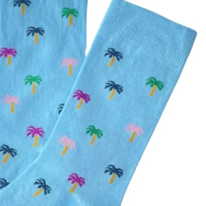 Chaussettes Homme Palmier Bleu 10