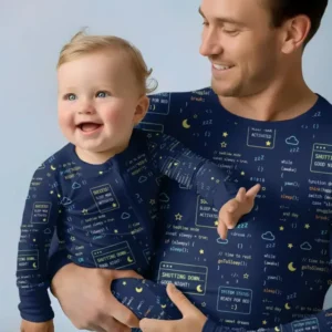 It Techy Job Matching Dad and Son Bamboo Men's Pajama Set