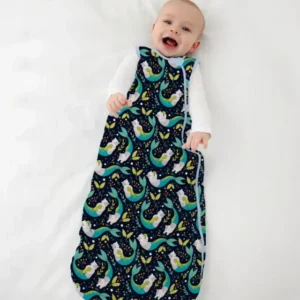 Midnight Mermaid Cats Bamboo Sleep Bag
