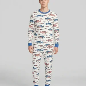 Hooked On Freedom Bamboo Men's Pajama Set