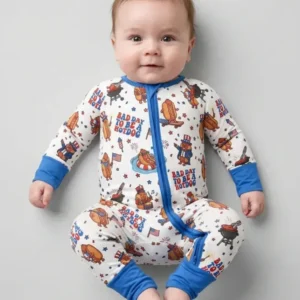 Hot Dog Patriotic Bamboo Convertible Zippy