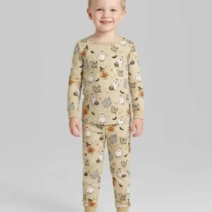 Chick Or Treat Bamboo Two Piece Long Sleeve Pajama Set