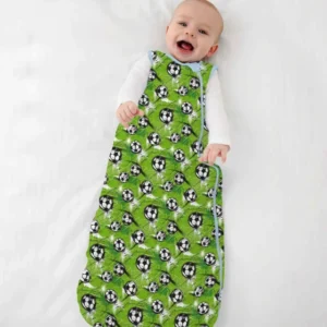 Green Soccer Energy Bamboo Sleep Bag