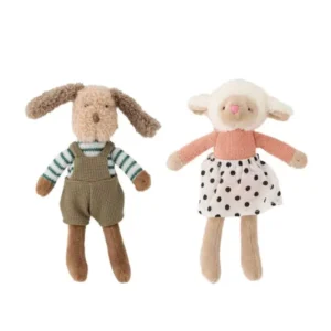 Puppen Set Lima für Kinder – Stoffpuppen aus Baumwolle (2er-Set)