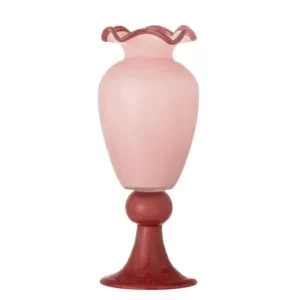 Vase „Roselle“ – Roséfarbenes Glas