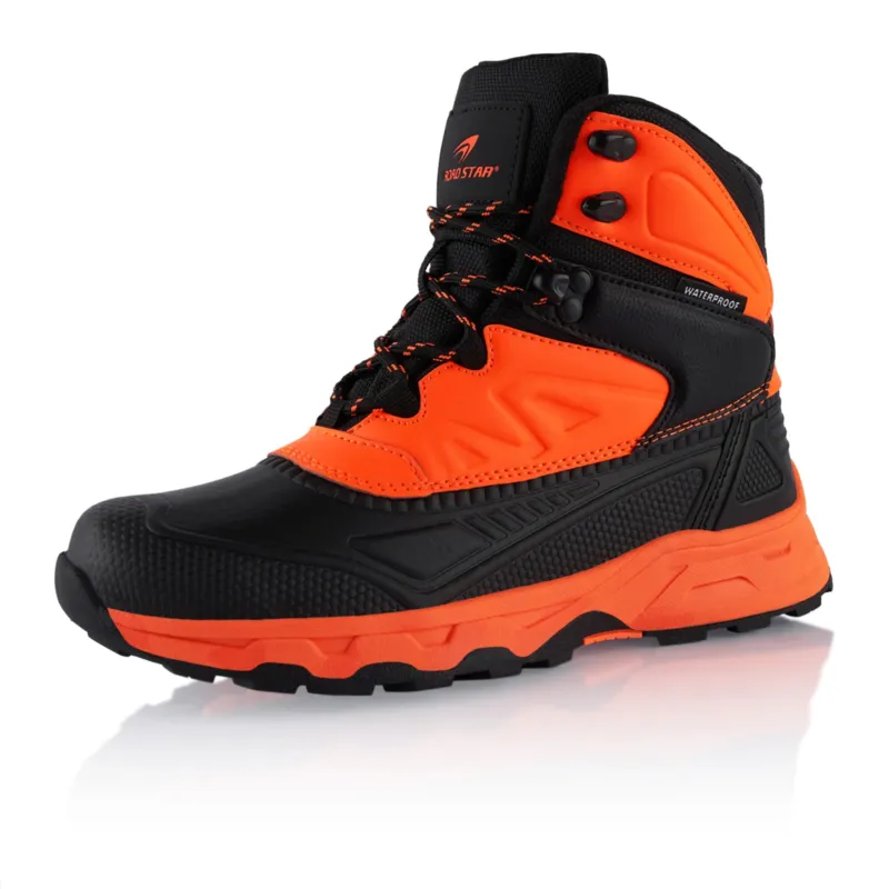 Winterstiefel Wasserdichte Stiefel Warm Gefütterte Wanderschuhe