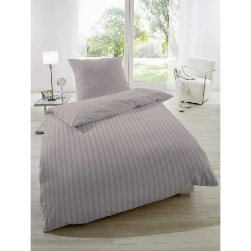 Hahn Satin Bettwäsche Streifen #farbe_135x200-cm-+-80x80-cm