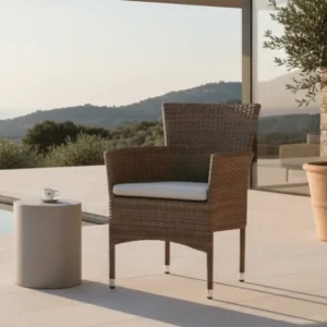 2er Set - Marina Gartenstuhl in Rattanoptik