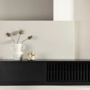 Designer TV-Lowboard Valero 180 cm MDF – Matt, mit Lamellenfront