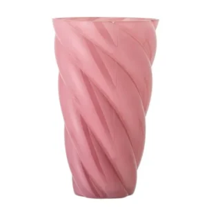 Vase „Pinkt Tornado“ – aus Glas