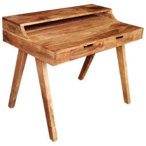 Massiver Sekretär MONSOON 100cm natur Akazienholz Schreibtisch