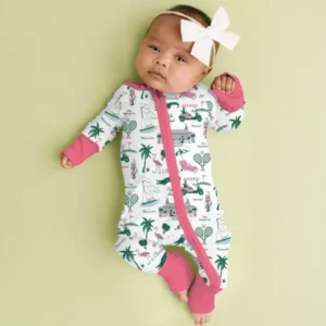 Preppy Palm Getaway Bamboo Convertible Zippy