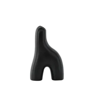 Vase Noara 16 cm – Skulpturales Designobjekt aus Steingut