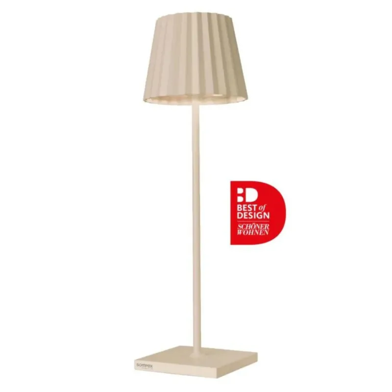 Sompex Lampe - LEUCHTE TROLL 2.0 Sand T LED AKKU - Tischleuchte