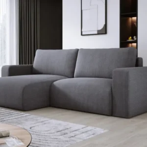 Designer Ecksofa Carl Cord mit Schlaf- und Klappfunktion