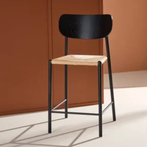Barhocker Savannah - mit einer Sitzfläche aus Natur-Seilgeflecht