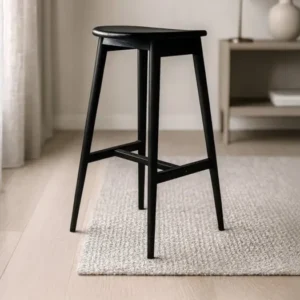 Barhocker Alice - aus Gummibaumholz für Küche & Bartisch