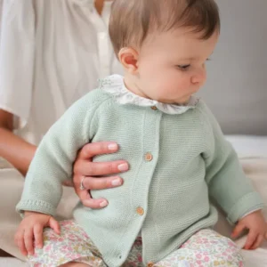 Strickjacke, Baby - Bio-Baumwolle