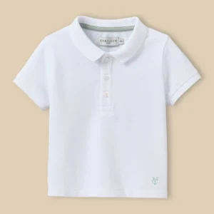 Polohemd aus Pikeestrick, Baby - Bio-Baumwolle