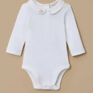 Body mit besticktem Kragen für Babys