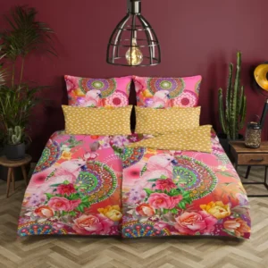 Hip Satin Duvet Cover "Nevine" - Multi - Rits