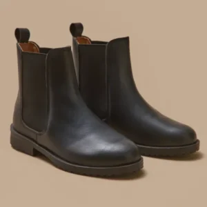 Mädchen-Chelsea-Boots aus Leder