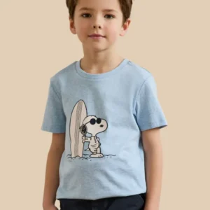 Kinder T-Shirt Cyrillus X PEANUTS™ – Snoopy-Kollektion