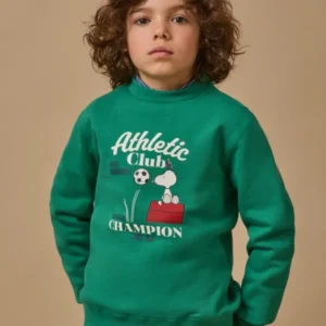 Kinder-Sweatshirt Cyrillus X PEANUTS™ – « Snoopy » Kollektion