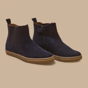 Jungen-Chelsea-Boots aus Veloursleder