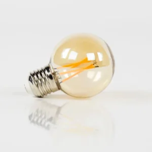 LED-Glühlampe Solva – G60-E27 mit amberfarbenem Glas