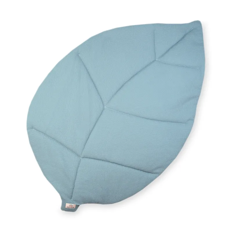 Krabbeldecke Blatt, Waffelpiqué Greenery