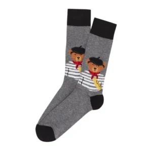 Chaussettes Homme Teddy in Paris Gris 7