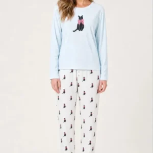 Pyjama en jersey de coton léger - Kitty
