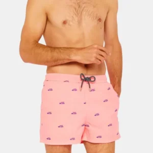 Short de bain motif Californie Rose 1