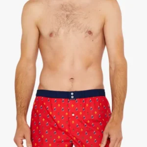 Caleçon avec suspensoir Homme Le Club n°1071 Rouge 1