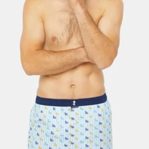 Caleçon avec suspensoir Homme Le Club n°1044 Bleu 1