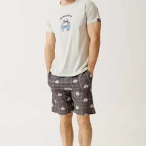 Pyjashort en jersey de coton léger - Ma meilleure vie